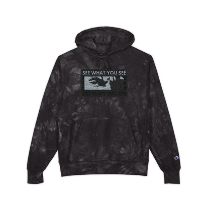Unisex Champion Tie-Dye Hoodie (Embroidery)